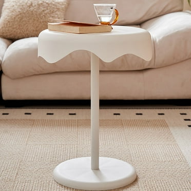 Round Coffee Side Table End Table Nightstand for Living Room Bedroom Small Space