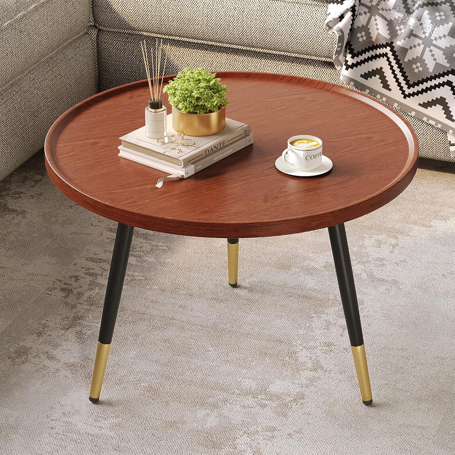 Round Coffee Table Small Modern Coffee Tables Rustic Farmhouse Center
