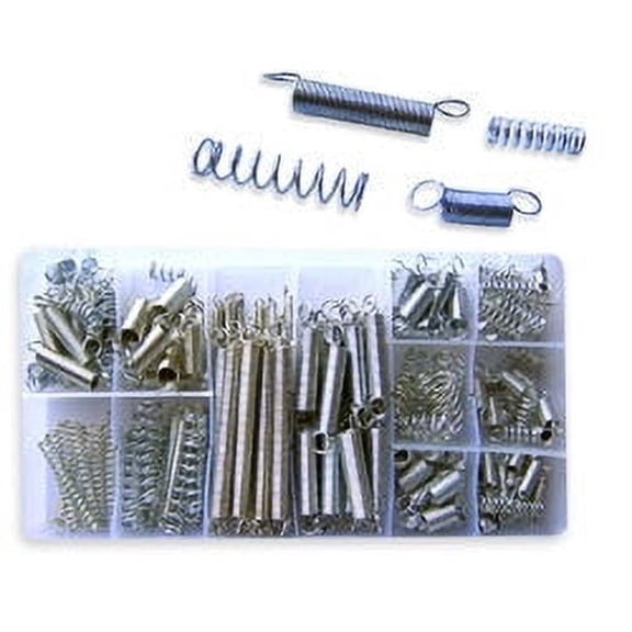 Round Coil Spring Assortment Set Compressed & Extended Carburetor Flat