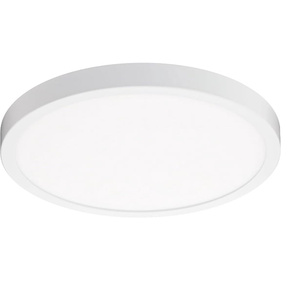 Round Collection LED 21W 11in Round Flush Mount Ceiling Light 2,050 Lumens Bright with 5-CCT Color Temperature Selectability 2700-3000-3500-4000-5000K in White