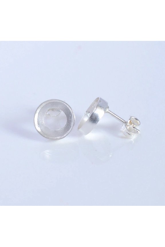 Round Collet for Earrings