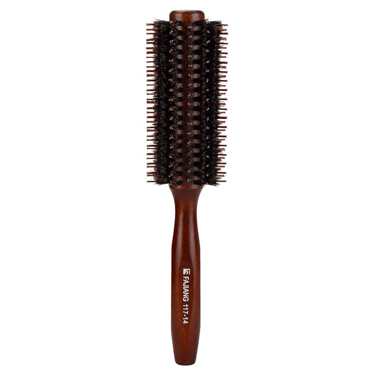 FaLX Cleaning Brush Round Head Soft Bristle Pure Wood Ergonomic