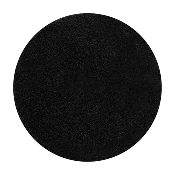 Round Compost Filters, Activated Carbon Filter Pads, Activated Carbon Fiber Filter Cartridge, Dual Filter System Means Double the Odor Protection, Purifies the Air, Absorbs and Traps Food Odors,Black