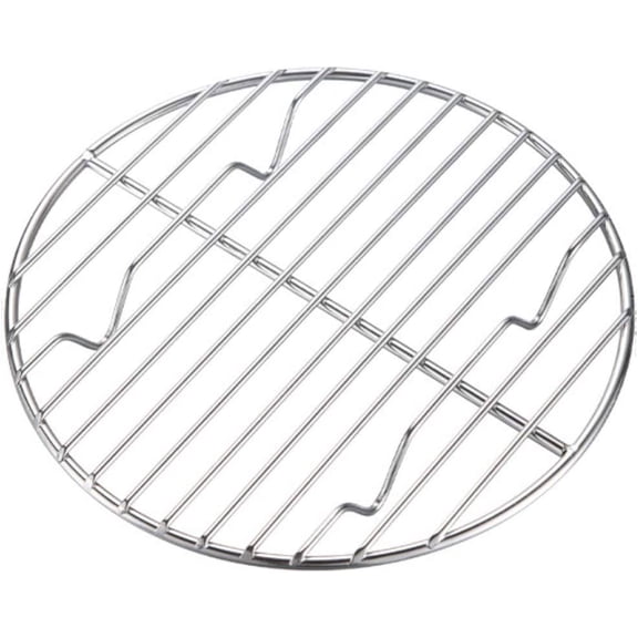 Triani Round Cooking Rack, 1 Pcs (9”), Baking Cooling Steaming Grilling Rack Stainless Steel, Fits Air Fryer/Stockpot/Pressure Cooker/Round Cake Pan, Oven & Dishwasher Safe