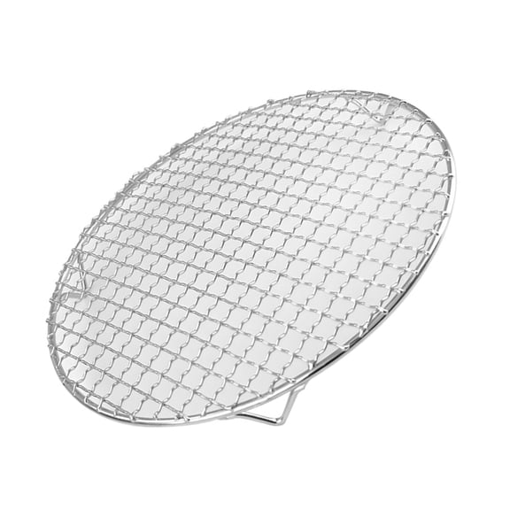 Round Cooking Rack Stainless Steel Grill Grate Crossing Wire Barbecue for Baking Rack Replacement