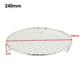 thumbnail image 1 of Round Cooling Baking Rack 201 Stainless Steel Wire Oven Grill Sheet, 1 of 3