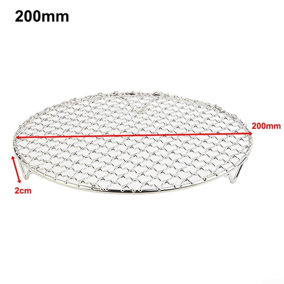 Round Cooling Baking Rack 201 Stainless Steel Wire Oven Grill Sheet