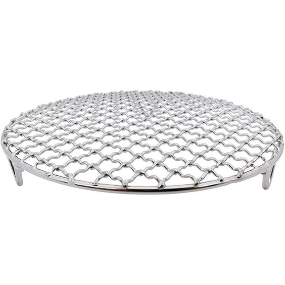 Round Cooling Rack , 10" x 10" Stainless Steel Wire Grill Rack for Oven Roasting Baking Cooking, Drying Grilling Rack Fit Large Baking Tray for Cake/Meat/Bread, Heavy Duty & Dishwasher Safe