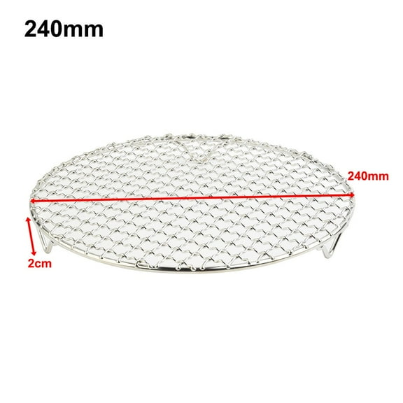 Round Cooling Rack 201 Stainless Wire Oven Grill Sheet 240mm