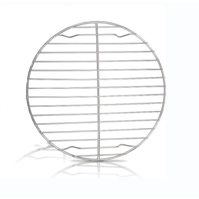 Round Cooling Rack Casewin 1 Pcs 13cm Stainless Steel Baking Cooling Steaming Grilling Rack Mirror Finish Smooth Edge Oven Dishwasher Safe Walmart