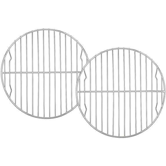 Round Cooling Rack Set of 2, 9 Inch Baking Steaming Roasting Stainless ...