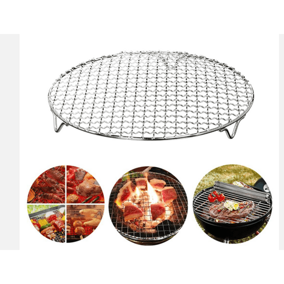 Round Cooling Rack , Topboutique 1 Pieces Round Stainless Steel Baking Rack for Cooking Baking Roasting Grilling Cooling, 7'' Wire Racks, Fit Various Size Cookie Sheets Oven,ven & Dishwasher Safe