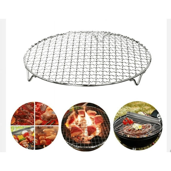 Round Cooling Rack , Topboutique 1 Pieces Round Stainless Steel Baking Rack for Cooking Baking Roasting Grilling Cooling, 8'' Wire Racks, Fit Various Size Cookie Sheets Oven,ven & Dishwasher Safe