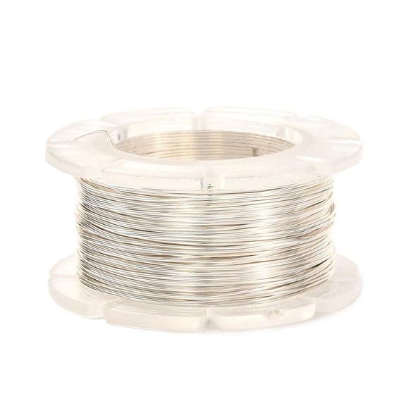 Round Copper Craft Wire for Jewelry Making Long-Lasting Plated Old Lace 24 Gauge 0.5mm 39.37 Feet(12m)/roll.