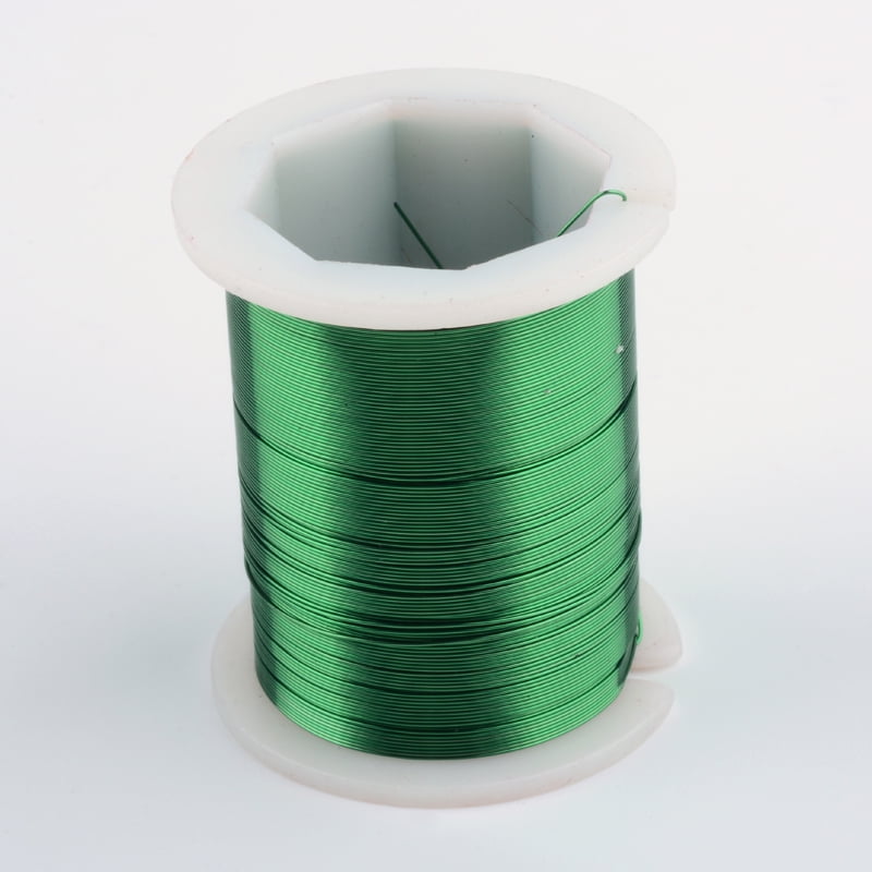 Round Copper Jewelry Wire Green 24 Gauge 0.5mm about 59.05 Feet(18m)/roll
