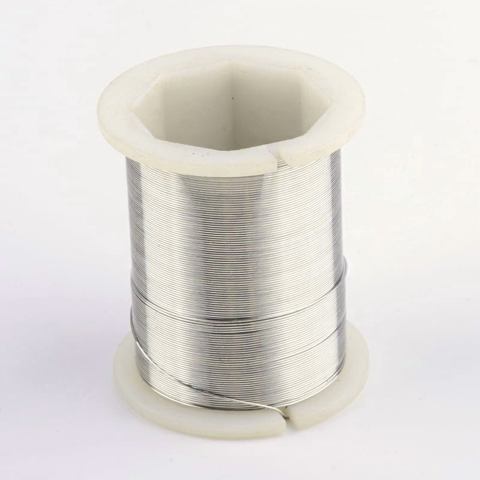 Round Copper Jewelry Wire Silver 24 Gauge 0.5mm about 59.05 Feet(18m)/roll