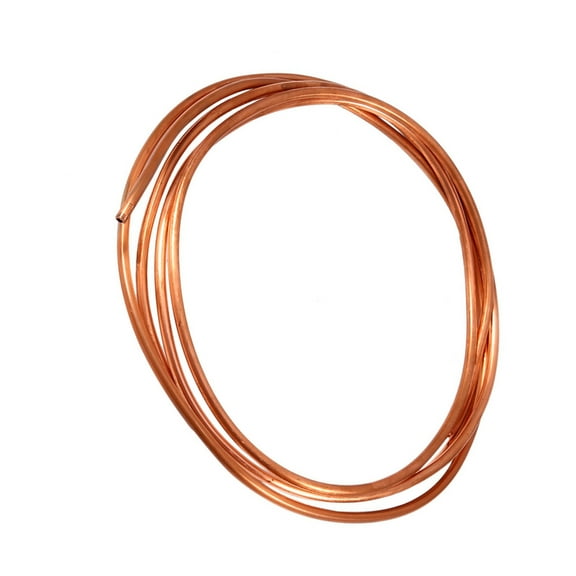 Round Copper Tubing Soft Copper Coil 2M Copper Tubing for Cooling Systems DIY