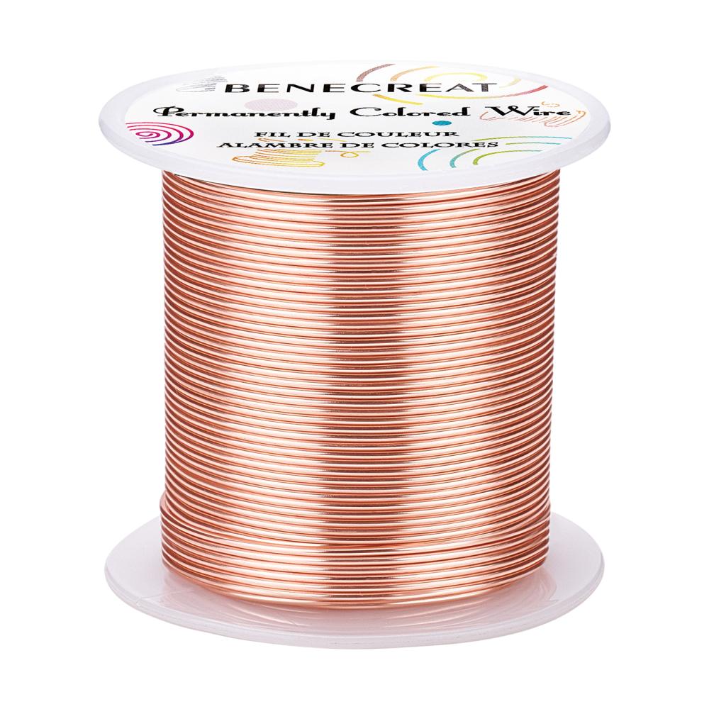 Round Copper Wire for Wire Wrapped Jewelry Making Red Copper 18 Gauge 1mm  about 98.42 Feet(30m)