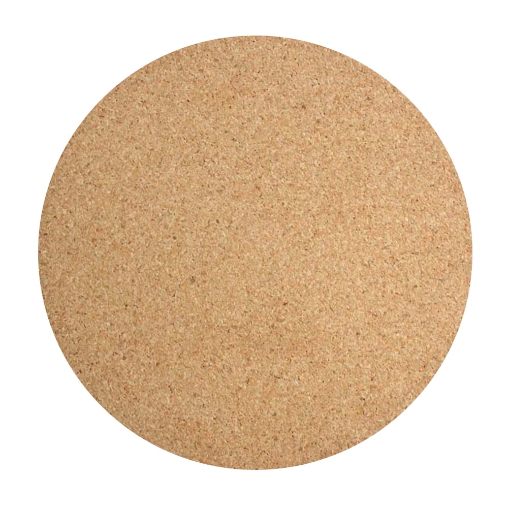 Round Cork Boards Natural Environmental Cork Sticky Bulletin Memo Pin ...