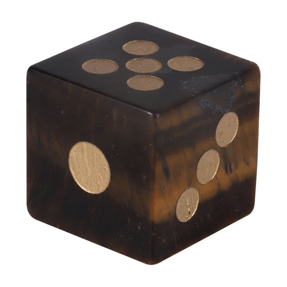 Round-Corner Crystal Dices for RPG & Math Teaching - 6 Sided Natural Stone Tabletop Gaming Accessories
