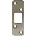 thumbnail image 1 of Round Corner Deadbolt Strike Plate, 1-1/4" x 3-5/8", 2-1/2" Center-to-Center, Satin Nickel by Stone Harbor Hardware, 1 of 21