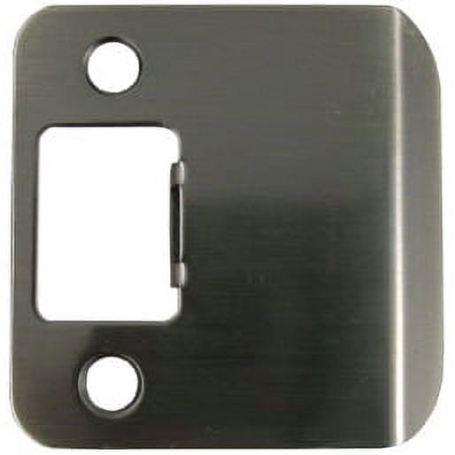 Round Corner Extended Lip Strike, 2-1/4" x 1-3/4", (2-1/4" Overall Length), Antique Nickel by Stone Harbor Hardware