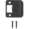 thumbnail image 1 of Round Corner Extended Lip Strike, 2-1/4" x 1-3/4", (2-1/4" Overall Length), Matte Black by Stone Harbor Hardware, 1 of 4
