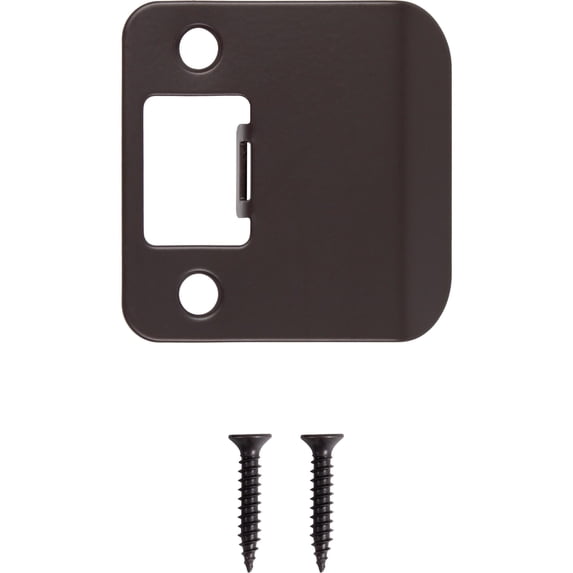 Round Corner Extended Lip Strike, 2-1/4" x 1-3/4", (2-1/4" Overall Length), Oil-Rubbed Bronze by Stone Harbor Hardware