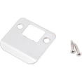 thumbnail image 1 of Round Corner Extended Lip Strike Plate, 2-1/4" x 1-1/2", (2" Overall Length), Satin Chrome by Stone Harbor Hardware, 1 of 2