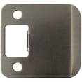 thumbnail image 1 of Round Corner Extended Lip Strike Plate, 2-1/4" x 2", (2-1/2" Overall Length), Antique Nickel by Stone Harbor Hardware, 1 of 2