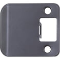 thumbnail image 1 of Round Corner Extended Lip Strike Plate, 2-1/4" x 2", (2-1/2" Overall Length), Matte Black by Stone Harbor Hardware, 1 of 4