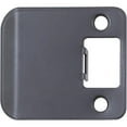 thumbnail image 1 of Round Corner Extended Lip Strike Plate, 2-1/4" x 2", (2-1/2" Overall Length), Matte Black by Stone Harbor Hardware, 1 of 4
