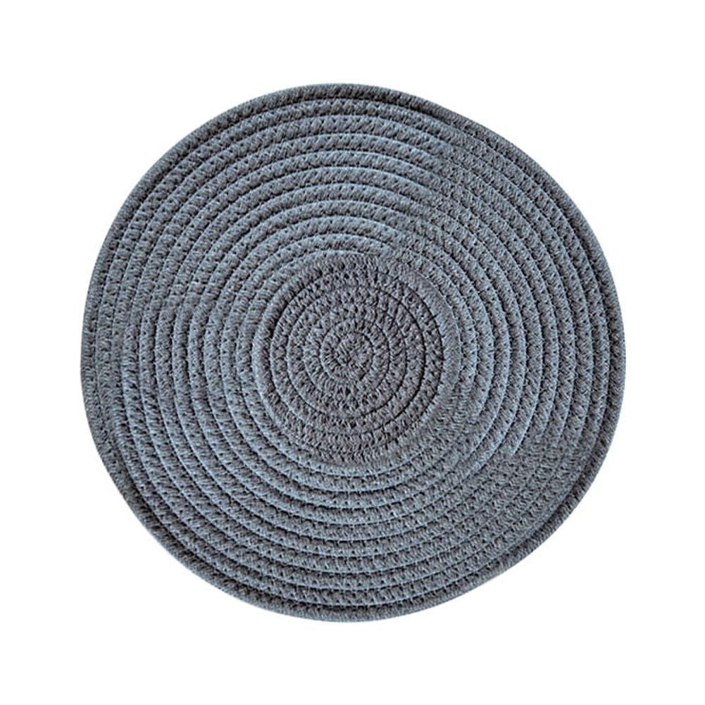 Round Cotton Placemats, 13 inch Diameter, Plate Mat, Pot Holders, Hot