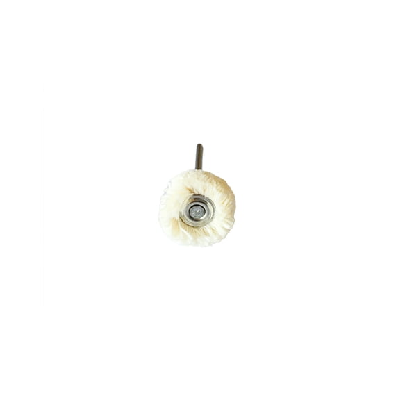 Round Cotton Soft Miniature polisning Brushes, Mounted 21mm