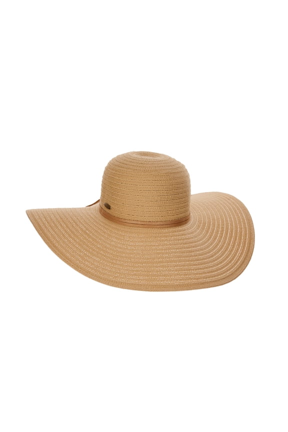 Round Crown Big Brim Straw Hat