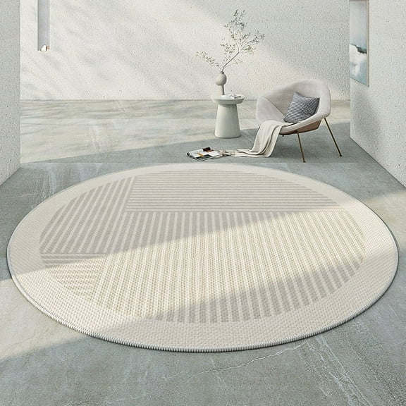 Japanese Style Rugs for Bedroom Large Area Living Room ration Round Carpet Simple Chair Floor Mat Home Washable Lounge Rug