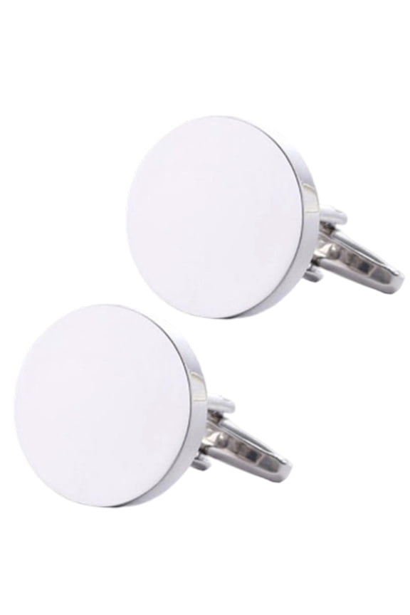 Round Cufflinks For Men Wedding Birthday Banquet Proms Business Meeting Shirts Cufflinks Shirt Suit Cuffs Fasteners Clip