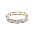 thumbnail image 1 of Round Cut Lab Grown Diamond Eternity Engagement Wedding Band Ring For Women In 10K Rose Gold EGL Certified(Color G,Clarity VVS2,0.85 Cttw)-9.5, 1 of 6