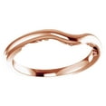 thumbnail image 1 of AFFY Round Cut White Natural Diamond Accent Band Ring In 14K Solid Rose Gold, Size-8.5, 1 of 1