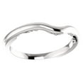 thumbnail image 1 of Round Cut White Natural Diamond Accent Band Ring In 14K Solid White Gold, Size-5.5 By Jewel Zone US, 1 of 1