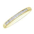 thumbnail image 1 of AFFY Round Cut White Natural Diamond Band Ring In 10k Yellow Gold (2.00 cttw) Ring Size-7.5, 1 of 2
