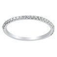 thumbnail image 1 of Round Cut White Natural Diamond Engagement Wedding Ring In 14K Solid White Gold (0.25 Cttw), 1 of 1