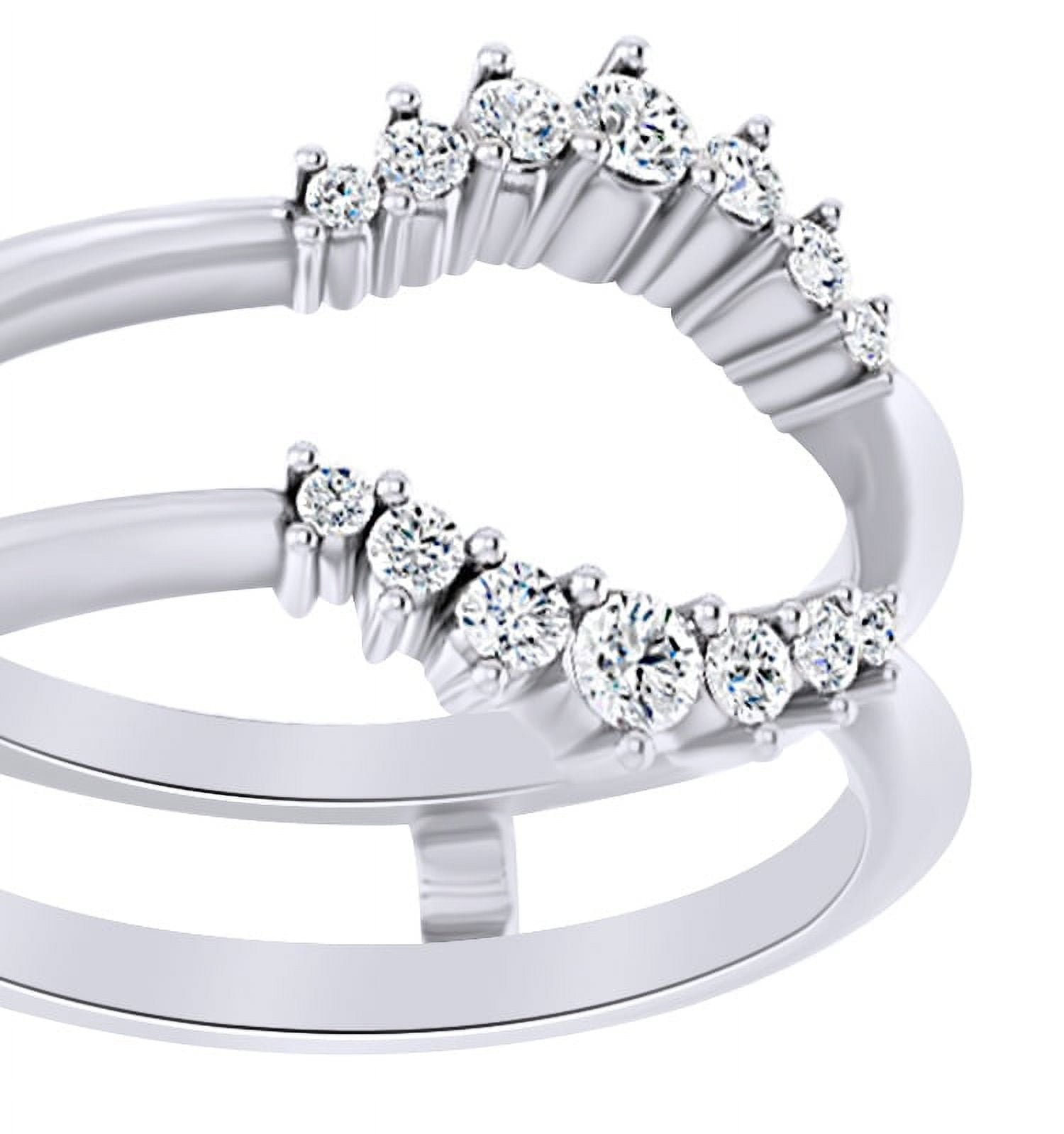 Enhancer ring sales white gold