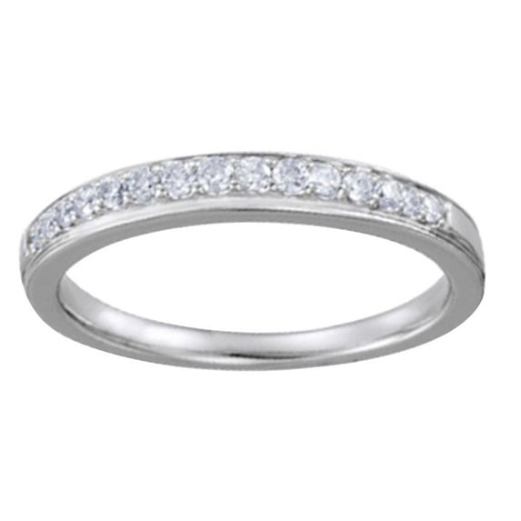 AFFY Round Cut White Natural Diamond Halo Style Engagement Ring In 14K Solid White Gold (0.2 Ct)