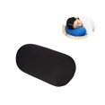 thumbnail image 1 of Round Cylinder Foam Particle Throw Pillow Soft Neck Support Bolster Pillow Portable Office Desk Nap Head Rest Cushion for Travel Home Sofa Bed, 1 of 3