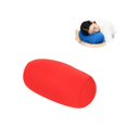 thumbnail image 1 of Round Cylinder Foam Particle Throw Pillow Soft Neck Support Bolster Pillow Portable Office Desk Nap Head Rest Cushion for Travel Home Sofa Bed, 1 of 2
