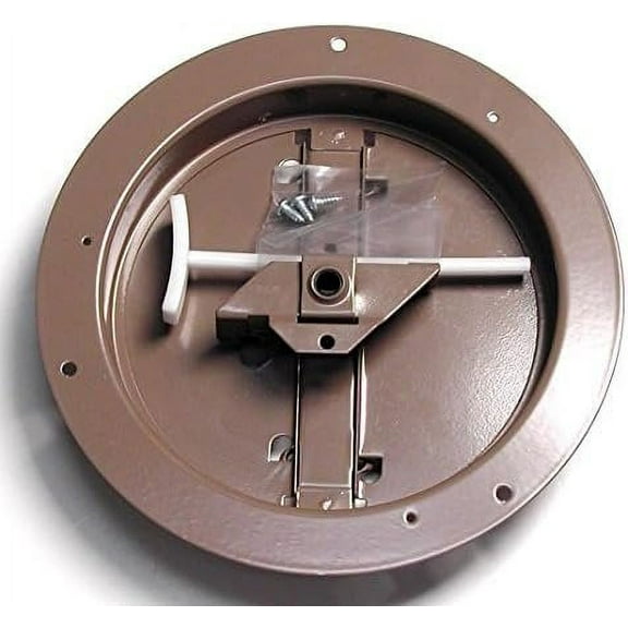 Round Damper Ring, Steel, Brown, 6-In.