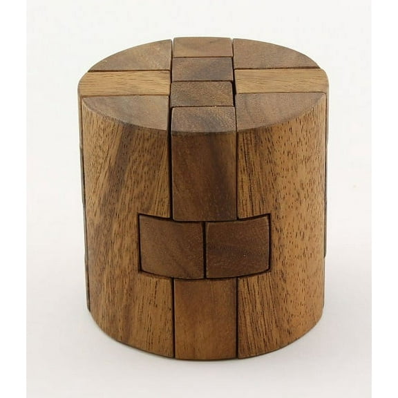 Round Diamond - Brain Teaser Wooden Puzzle