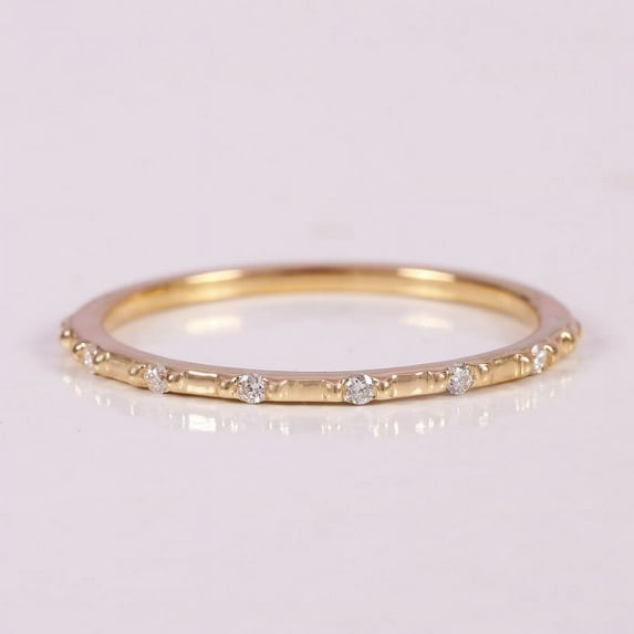 Round Diamond Brilliant Cut Wedding Ring, Distance Eternity 925 Stariing Silver Ring, Anniversary Ring, Christmas Day,