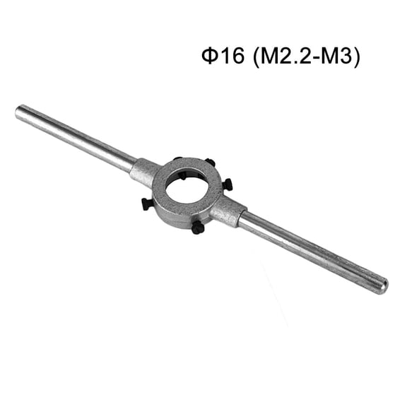 Round Die Wrench Circular Die Handle Frame for Dies Threading Tools M1-M27 12-55 M2.2-M3